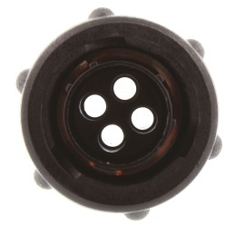 1 pcs - Souriau Circular Connector, 4 Contacts, Cable Mount, Socket, Male, IP68, IP69K, UTS Series