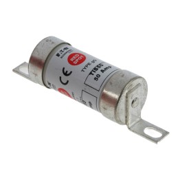 1 pcs - Eaton 50A British Standard Fuse, A3, 660V ac, 73mm