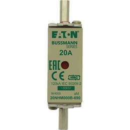 1 pcs - Eaton 20A NH Fuse, NH000, 690V ac