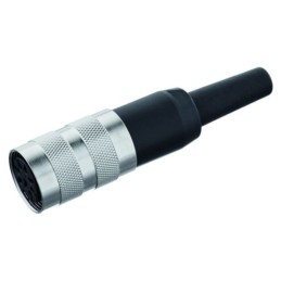 50 pcs - Amphenol Industrial, T 3361 5 Pole M16 Din, DIN EN 61076-2-106, 5A, 300 V IP40, Screw Coupling, Female, Cable Mount