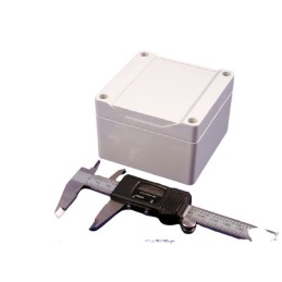 1 pcs - Hammond 1555 Series ABS Enclosure, IP66, 3.5 x 3.5 x 2.4in