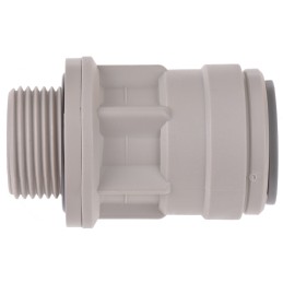 2 pcs - JG Speedfit Straight Adapter PVC Pipe Fitting, 22mm