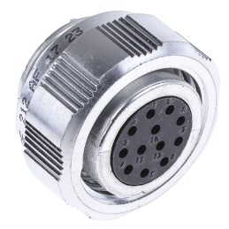 50 pcs - Amphenol Socapex Circular Connector, 12 Contacts, Cable Mount, Socket, Female, SL61 Series