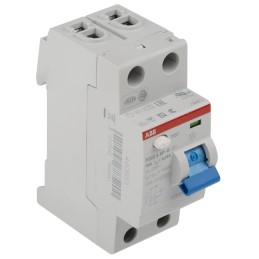 1 pcs - ABB F200 RCCB, 40A, 2 Pole, 30mA, Type A, 230/400V ac