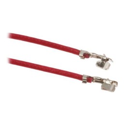 200 pcs - HARWIN Female M40 to Unterminated Crimped Wire, 150mm, 0.08mm², Red