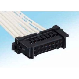 50 pcs - Hirose, DF51 Female Crimp Connector Housing, 2mm Pitch, 10 Way, 2 Row