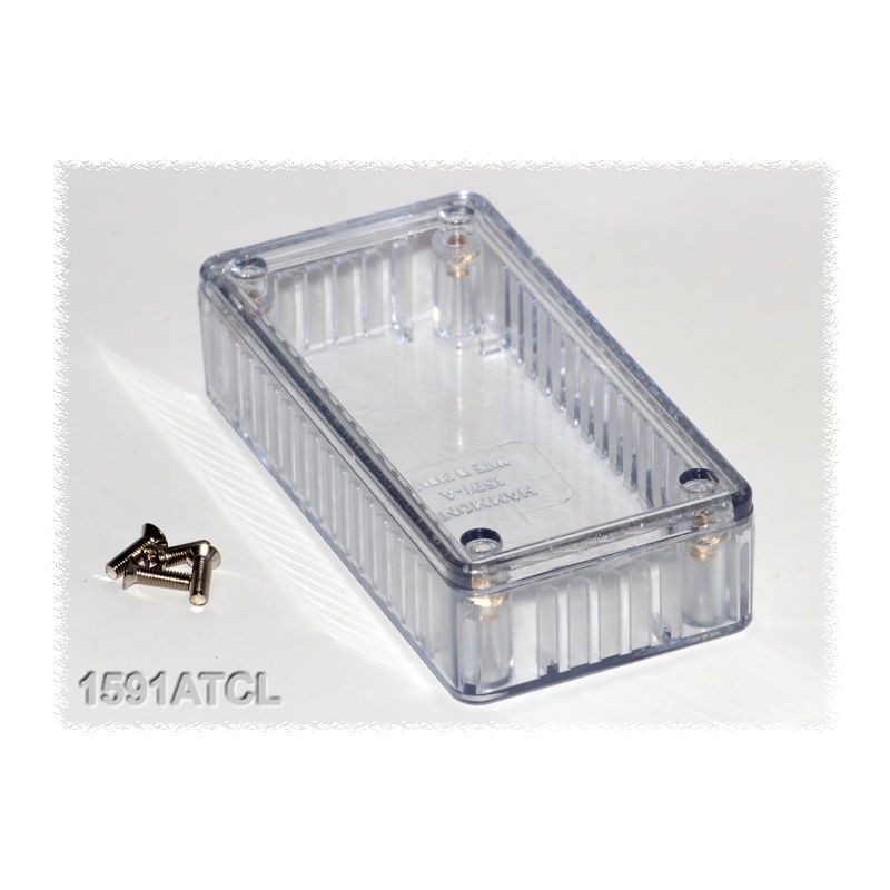 1 pcs - Hammond 1591 Series Polycarbonate Enclosure, IP54, 100 x 50 x 25mm