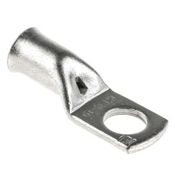 1 Pack of 10 - RS PRO Uninsulated Tubular Ring Terminal, M10 Stud Size to 35mm² Wire Size