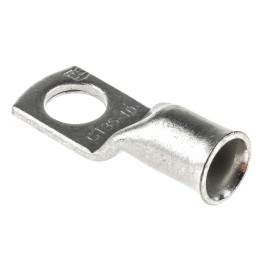 1 Pack of 10 - RS PRO Uninsulated Tubular Ring Terminal, M10 Stud Size to 35mm² Wire Size