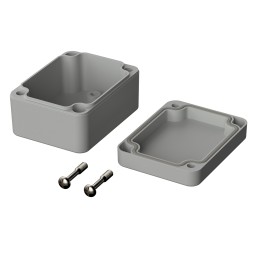 1 pcs - Bopla Euromas Series Light Grey ABS Enclosure, IP66, Light Grey Lid, 65 x 50 x 35mm
