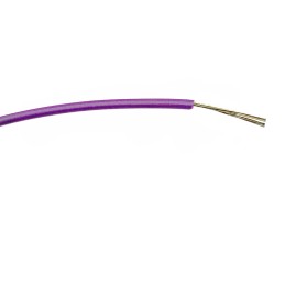 1 Reel of 100 M - RS PRO Purple 0.22 mm² Hook Up Wire, 7/0.2 mm, 100m, PVC Insulation