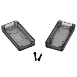 1 pcs - Hammond 1551 Series Smoked Translucent ABS Enclosure, IP54, Smoked Translucent Lid, 50 x 25 x 15mm