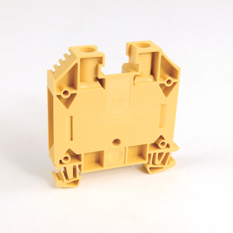 50 pcs - Rockwell Automation 1492-J16 Series Feed Through Terminal Block, 2-Way, 85A, 18 - 4 AWG Wire, Screw Termination