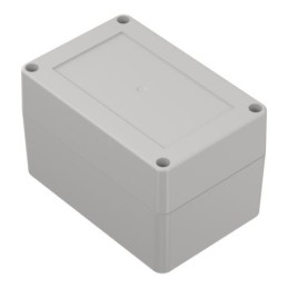 1 pcs - RS PRO Light Grey Polycarbonate Enclosure, IP65, Light Grey Lid, 120 x 80 x 75.2mm