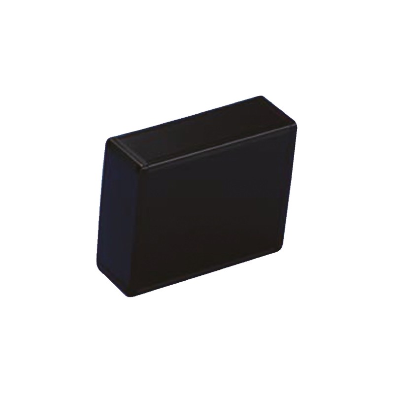 1 pcs - Takachi Electric Industrial KC Series Black Aluminium Enclosure, Black Lid, 70 x 75 x 30mm