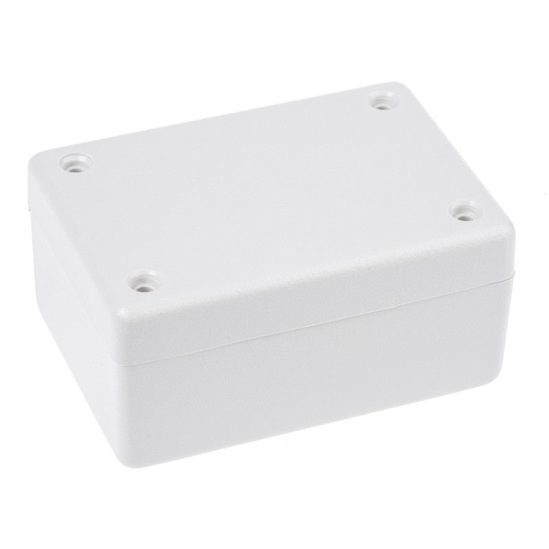 1 pcs - Hammond 1594 Series Light Grey ABS Enclosure, IP54, Light Grey Lid, 81 x 56 x 28mm