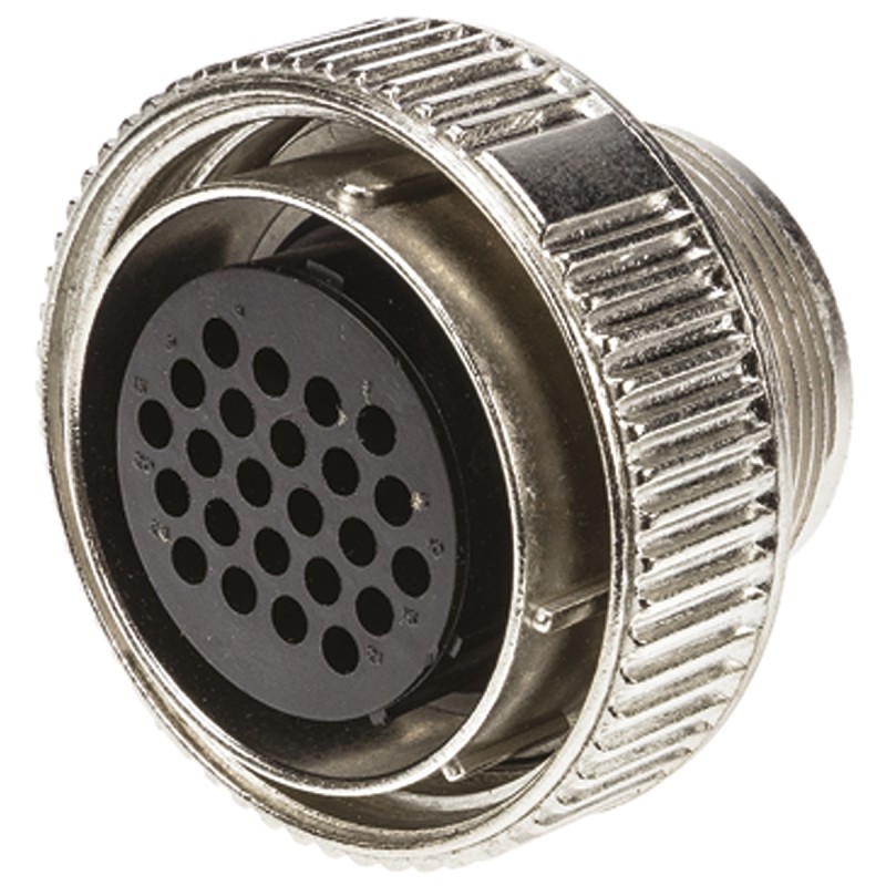 10 pcs - TE Connectivity Circular Connector, 24 Contacts, Cable Mount, Plug, Female, CMC Series 1 Series