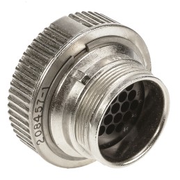 10 pcs - TE Connectivity Circular Connector, 24 Contacts, Cable Mount, Plug, Female, CMC Series 1 Series