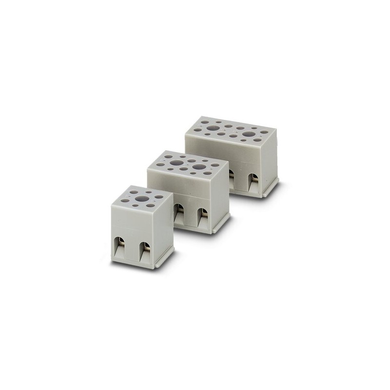 50 pcs - Phoenix Contact G 5/ 3-EX Series Grey Terminal Block, 4mm², Single-Level, Screw Termination