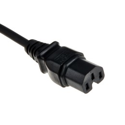 1 pcs - RS PRO IEC C15 Socket to Type J Swiss Plug Power Cord, 2m