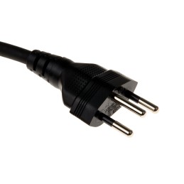 1 pcs - RS PRO IEC C15 Socket to Type J Swiss Plug Power Cord, 2m