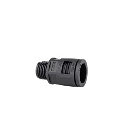 5 pcs - RS PRO Fixed Straight, Conduit Fitting, 12mm Nominal Size, M16x1.5, Polyamide, Black
