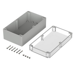 1 pcs - Bopla Euromas Series Polycarbonate General Purpose Enclosure, IP65, 360 x 200 x 149.5mm