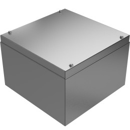1 pcs - RS PRO Steel 304 Stainless Steel General Purpose Enclosure, IP66, IP69