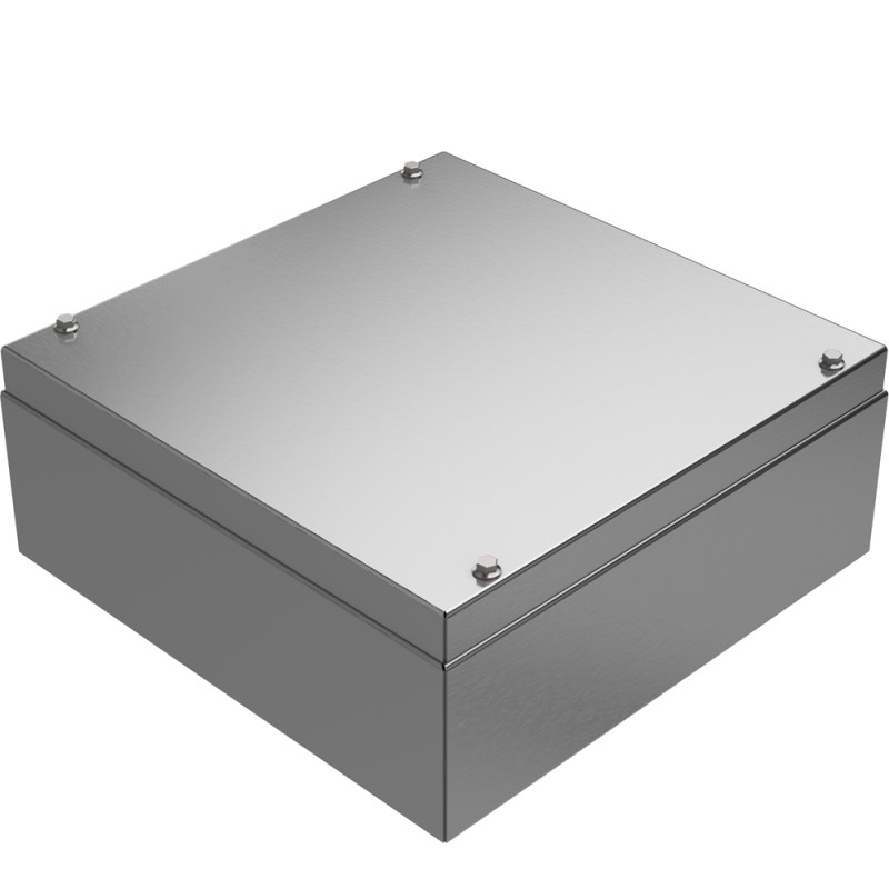 1 pcs - RS PRO Steel 304 Stainless Steel General Purpose Enclosure, IP66, IP69