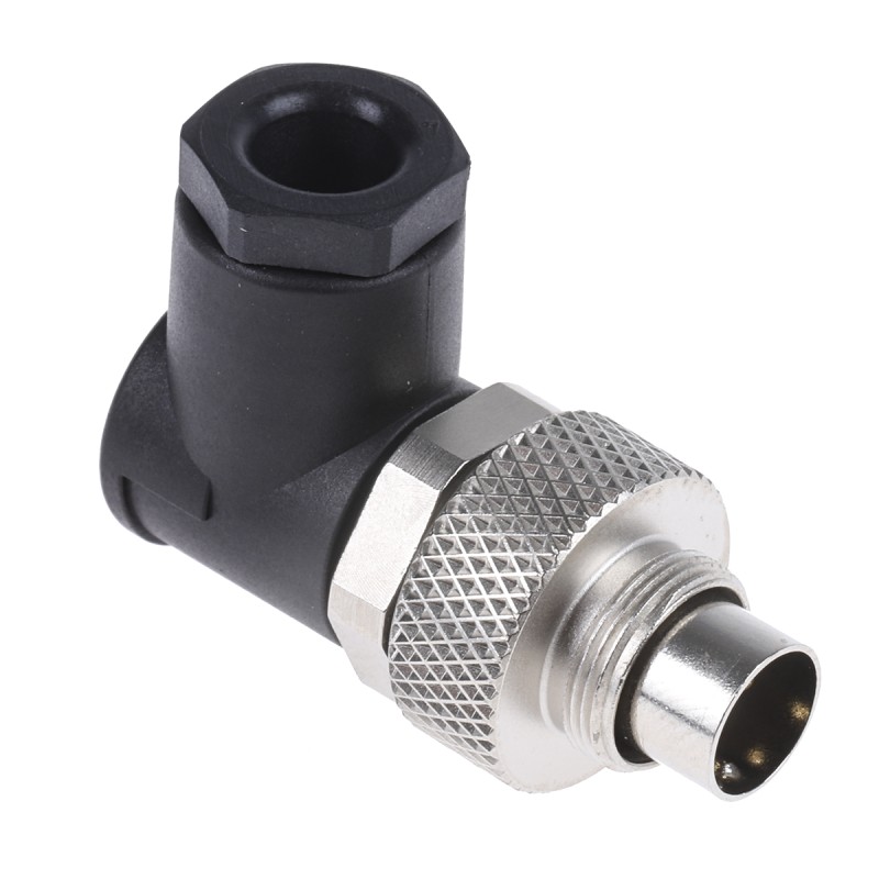 100 pcs - Binder Circular Connector, 2 Contacts, Cable Mount, M9 Connector, Plug, Male, IP67, 712 Series