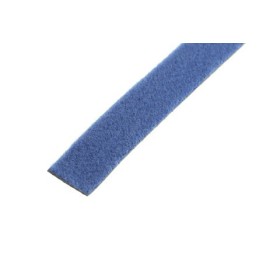 1 Reel of 5 M - RS PRO Cable Tie, Hook and Loop, 5m x 16 mm, Blue Nylon