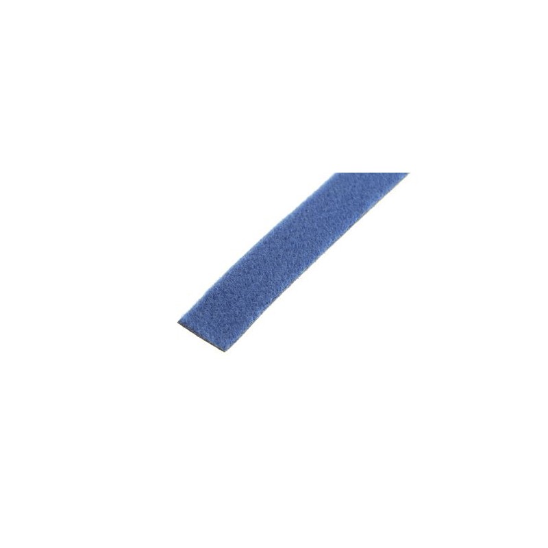 1 Reel of 5 M - RS PRO Cable Tie, Hook and Loop, 5m x 16 mm, Blue Nylon