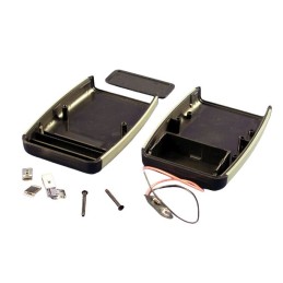 1 pcs - Hammond 1553 Series Black ABS Handheld Enclosure, Integral Battery Compartment, IP54, 117.2 x 79 x 32mm