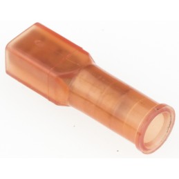 50 pcs - JST LNDDF Insulated Female Spade Connector, Receptacle, 2.79 x 0.8mm Tab Size, 0.25mm² to 1.65mm²