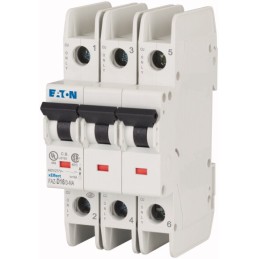 1 pcs - Eaton xEffect MCB, 3P, 16A Curve D, 240 - 415V AC, 60V DC, 10 kA Breaking Capacity