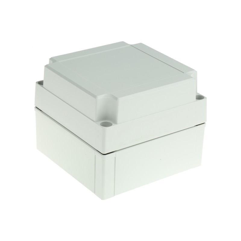 1 pcs - Fibox Grey ABS Enclosure, IP66, IP67, 130 x 130 x 100mm