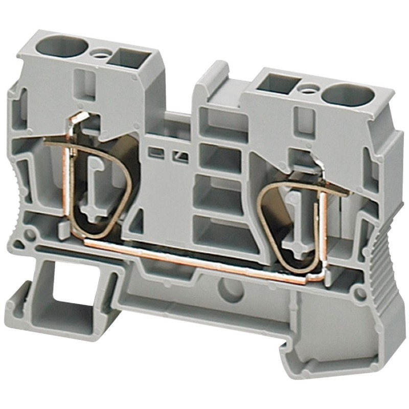 50 pcs - Schneider Electric TRR Series Grey Feed Through Terminal Block, 10mm², Spring Termination, ATEX