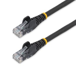 1 pcs - StarTech.com Cat6 Straight Male RJ45 to Straight Male RJ45 Ethernet Cable, U/UTP, Black LSZH Sheath, 7m