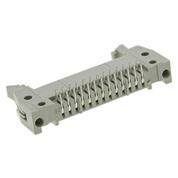 100 pcs - Harting SEK 18 Series Right Angle Through Hole PCB Header, 26 Contact(s), 2.54mm Pitch, 2 Row(s), Shrouded