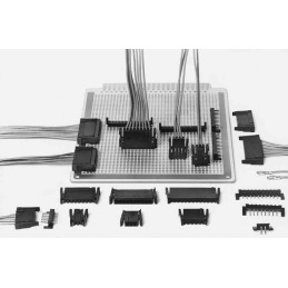 50 pcs - Hirose HNC Series Male Crimp Terminal, 26AWG Min, 22AWG Max