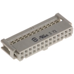 100 pcs - Harting 26-Way IDC Connector Socket for Cable Mount, 2-Row