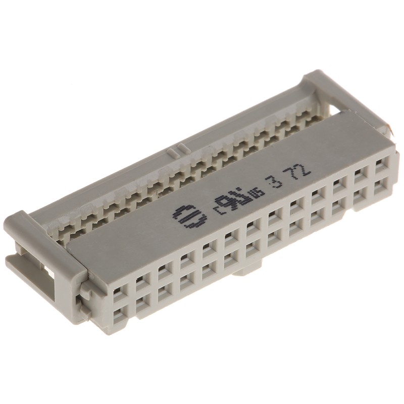 100 pcs - Harting 26-Way IDC Connector Socket for Cable Mount, 2-Row