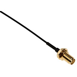 1 pcs - RS PRO Female SMA to Female U.FL Coaxial Cable, 200mm, RF Coaxial, Terminated