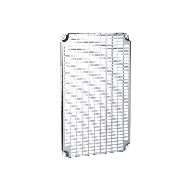 1 pcs - Schneider Electric Monobloc Series Steel Perforated Mounting Plate, 255mm H, 351mm W for Use with S3D, CRN, S3X, PLM,