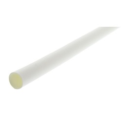 1 pcs - TE Connectivity Heat Shrink Tubing, White 6.4mm Sleeve Dia. x 1.2m Length 2:1 Ratio, RNF-100 Series