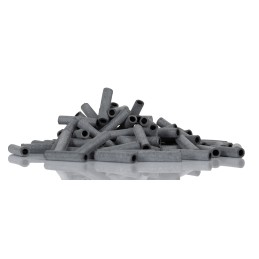 1 Bag of 100 - HellermannTyton Heat Shrink Tubing, Black 3mm Sleeve Dia. x 20mm Length