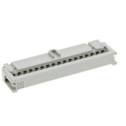 100 pcs - Harting 34-Way IDC Connector Socket for Cable Mount, 2-Row