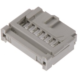 100 pcs - Harting 14-Way IDC Connector Socket for Cable Mount, 2-Row