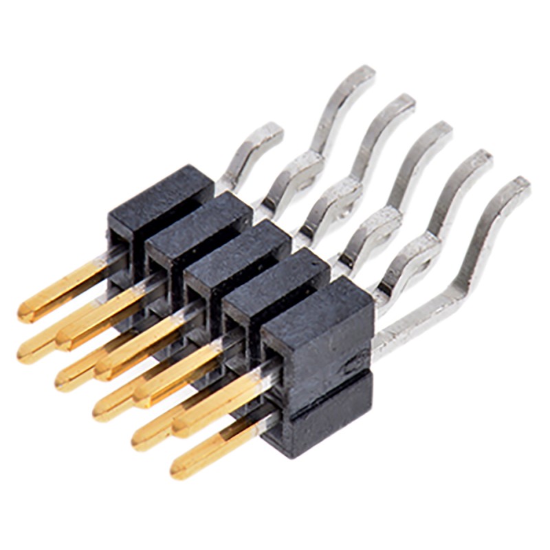 1 pcs - Samtec FTSH Series Right Angle Surface Mount Pin Header, 10 Contact(s), 1.27mm Pitch, 2 Row(s), Unshrouded