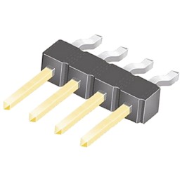 1 pcs - Samtec TSM Series Right Angle Surface Mount Pin Header, 4 Contact(s), 2.54mm Pitch, 1 Row(s), Unshrouded